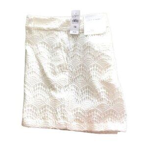 Ann Taylor LOFT lace shorts = spring touch of class Sz 14